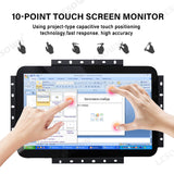 LESOWN E125-F01GBT 12.5 Inch 16:9 1920x1080 Industrial Panel Mount Display Factory Automation Embedded Monitor with VGA/HDMI/USB for Laptop
