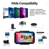 LESOWN E125-F01GBT 12.5 Inch 16:9 1920x1080 Industrial Panel Mount Display Factory Automation Embedded Monitor with VGA/HDMI/USB for Laptop