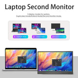 LESOWN P133KPS/P133KPT Wide Small Touchscreen Monitor 13.3 Inch  Display External Second Screen for PC Smart Phone