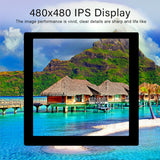 LESOWN M40-A01T 4inch LCD Screen 40pin 480x480 IPS Display USB-C 5V HDMI Port  Full Viewing 3SPI+18RGB Interface Module with Driver Board