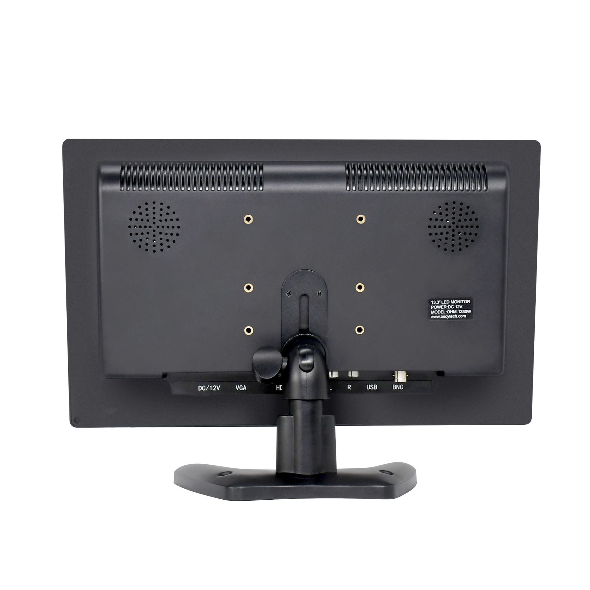 LESOWN N133 Widescreen 13.3 inch Full HD 1920x1080 IPS Screen LCD Monitor Video Input with Speakers