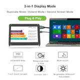 LESOWN R7H 7 inch Industrial Monitor 1024x600 16:9 Wide LCD Touchscreen
