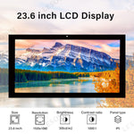 LESOWN M236-A01T Ultra Touch Screen 23.6 inch 1920x1080 Full High Definition Display HDMI VGA LVDS 1000:1 LCD Panel Module for PC Television