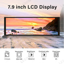 LESOWN M79-A01S Long Bar Screen 7.84 inch Display HDMI USB Powered 400x1280 HD Resolution IPS LCD Panel 500cd/m2 High Brightness Module