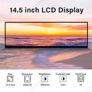 LESOWN M145-A01S Long Stretched Screen 14.5 inch IPS Touch 2560x720 QHD 1500:1 USB-C HDMI Strip Bar Secondary Display LCD Panel Module