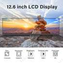 LESOWN P126GPT 12.6 inch USB C Stretched Bar LCD Monitor HDMI Touchscreen Portable Display Extended