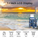 LESOWN M71-A01S LCD Panel Display Long Strip Slim Screen 7.1 inch 280x1424 IPS HDMI 400cd/m2 MIPI 4LANE Interface Module with Driver Board
