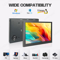 LESOWN P50C-T mini Monitor 5 inch IPS 800x480 LCD Touch Screen Display HDMI mini Sub Screen