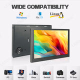 LESOWN P50C-T mini Monitor 5 inch IPS 800x480 LCD Touch Screen Display HDMI mini Sub Screen