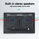 LESOWN N90 HDMI Monitor 9 inch Touchscreen Wide 16:9 1024x600 HD LCD Computer Game Security Display Sub Screen with Speakers