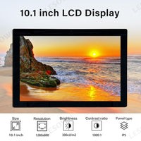LESOWN M101-B01T Widescreen 10.1 inch Touch Display IPS 1280x800 HD Resolution LVDS HDMI VGA Interface LCD Screen Module for Computer