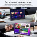 LESOWN P116KPS 11.6 inch 768P Portable Monitor 60Hz Wide Screen USB-C Display with Holder for Laptop Phone Xbox PS4 PS5 Switch