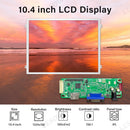 LESOWN M104-A01S Small Wide Screen 10.4 inch 560cd/m2 HD 1024x768 IPS LCD DIsplay HDMI VGA Ports Module for Medical Equipment PC Laptop