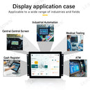LESOWN E104-A01GBR 10.4 Inch Industrial Embedded Win-10 PC Monitor 1024x768 600cd/m² 4:3 Panel-Mount Monitor Rugged Touchscreen for TV PC