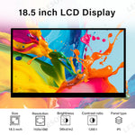 LESOWN M185-B01T 18.5 inch Touch Screen Module USB-C HDMI-compatible FHD 1920x1080 IPS LCD Panel 1200:1 Full Viewing Display for Computer