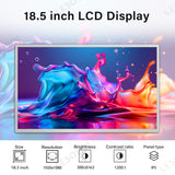 LESOWN M185-A01S Wide Screen 18.5 inch 1080P FHD 1200:1 Full Viewing HDMI VGA Interface Display Module for Intelligent Central Control