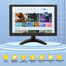 LESOWN N101 10.1 inch Car Monitor HDMI VGA LCD Screen Small Size Display for TV Computer PC Home Security Backup Camera