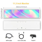 LESOWN P113W Wide Screen HDMI Long Strip Display 11.3 inch IPS 440x1920 mini Computer Bar Type Secondary LCD Monitor