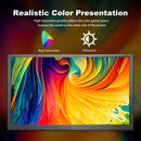 LESOWN P101C 10.1 inch Portable Monitor mini HDMI 1024x600 Portable Display with Speakers for PC Windows