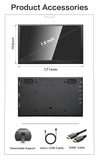 LESOWN P70C mini Wide Screen 7 inch IPS 1024x600 with Speakers Portable PC Monitor Extender