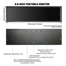 LESOWN P88D-T Touch Screen Long Display 8.8 inch 480x1920 600cd/m2  IPS Wide Extender Screen with Stand