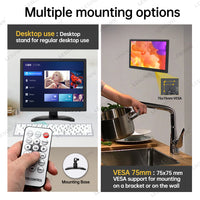 LESOWN N120 12 inch 1024x768 Industrial LCD Monitor 4:3 HDMI AV Small Wide Screen Touch Display