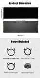 LESOWN P127GHR 12.7 inch Stretched Bar Monitor 100%sRGB 120Hz 2880x864 IPS DIY Strip Secondary Monitor