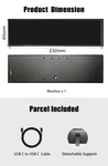 LESOWN P88D-T Touch Screen Long Display 8.8 inch 480x1920 600cd/m2  IPS Wide Extender Screen with Stand