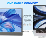 LESOWN P133KPS/P133KPT Wide Small Touchscreen Monitor 13.3 Inch  Display External Second Screen for PC Smart Phone