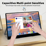 LESOWN P133K 13.3 inch 4K Portable Monitor UHD 3840x2160 IPS LCD Touchscreen VESA Extension Display for XBox PS4/5 Switch PC Laptop