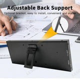 LESOWN P69 6.9 inch Additional Long HDMI Monitor for RPi 1280x480 IPS Bar LCD Display PC Temperature Monitoring Aida64