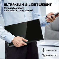 LESOWN P116GPS/P116GPT 11.6 inch Small Portable Monitor Touch FHD 1080P HDMI USB Type C Extend Portable Display