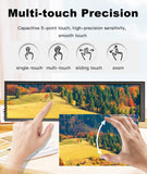 LESOWN P88/P88-T 8.8 inch Long LCD Panel Display Touchscreen 1920x480 Wide Secondary Screen for Window PC