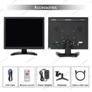 LESOWN N120 12 inch 1024x768 Industrial LCD Monitor 4:3 HDMI AV Small Wide Screen Touch Display