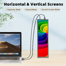 LESOWN P88-T 8.8 inch Long LCD Panel Display Touchscreen 1920x480 Wide Secondary Screen for Window PC