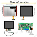 LESOWN M150-A01T HD 1024x768 IPS Wide Screen 15 inch 1500:1 Full Viewing HMDI VGA LCD Touchscreen Display Module for Intelligent Central Control