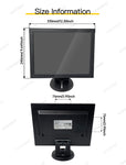 LESOWN N140 14 inch Portable Industrial Monitor 1024x768 VESA LCD VGA Display for Security Cameras