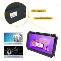 LESOWN E156-C01GBT Open Frame 15.6 Inch Embedded Display 1920x1080 IPS LCD Touch Monitor Panel Mount Wide Temperature Range (-20°C to 70°C)