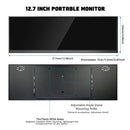LESOWN P127GHR 12.7 inch Stretched Bar Monitor 100%sRGB 120Hz 2880x864 IPS DIY Strip Secondary Monitor