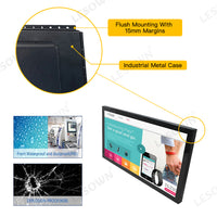 LESOWN E215-C01GBT Embedded 21.5 Inch 1080p Industrial Monitor 1920x1080 IPS Touch Monitor Panel Mount with VGA/HDMI/Audio/USB(touch) for TV