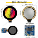 LESOWN M28-A01T mini Touch Screen 2.8 inch 480x480 IPS 1200x1 HDMI SPI3W-RGB 40PIN Interface LCD Display Module for PC Computer Visual Doorphone