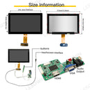 LESOWN M125-A01T 12.5 Touch Widescreen HDMI VGA 1920x1080 Full HD IPS LCD Panel eDP 30PIN Interface Module for Industrial Machines