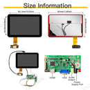 LESOWN M121-A01T Original  12.1 inch LCD Touchscreen Display VGA HDMI 1280x800 IPS Small Screen Secondary Module for Laptops PC