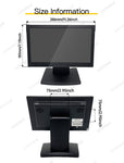 LESOWN N116 Small Size 11.6 inch 1080p Widescreen LCD VGA HDMI VESA Monitor 1366x768 IPS Resistive Touch Display Built-in Speakers