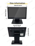 LESOWN N116 Small Size 11.6 inch 1080p Widescreen LCD VGA HDMI VESA Monitor 1366x768 IPS Resistive Touch Display Built-in Speakers