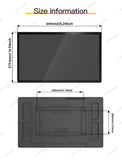 LESOWN N270 27 inch Industrial  Monitor Touch Ultrawide Screen  IPS VGA HDMI USB Input VESA100 Wall Mount Display