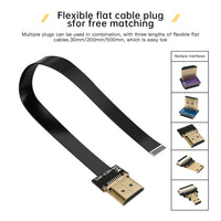 LESOWN Slim Flat FFC Standard HDMI Cable Male to HDMI Female Interface