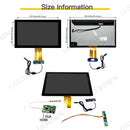 LESOWN M190-B01T 19 inch 1440x900 IPS LCD Capacitive Touch Display HDMI VGA Ultra Wide Screen 1000:1 LVDS Module with Driver Board