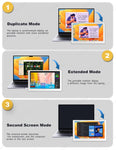 LESOWN P50CW-T mini USB Touch Display HDMI IPS Screen Compact 5 inch PC Laptop Sub White Monitor