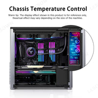 LESOWN P79-T 7.9 inch 400×1280 Stretched Bar LCD Touch Screen Monitor PC Temperature Monitoring RPi